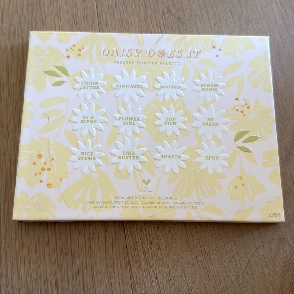 Colourpop Daisy Does It Spring 22 Palette - Picture 5 of 6